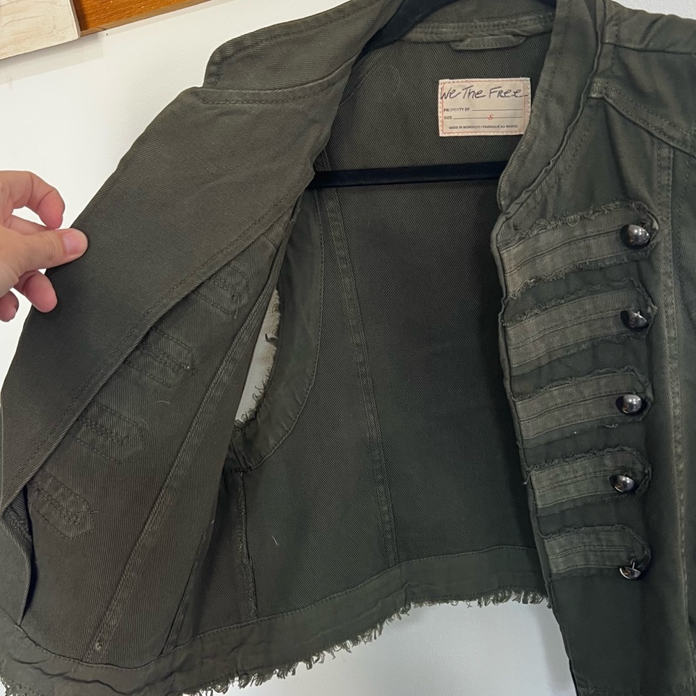 We the Free Charlie Military Style Denim Vest - Picture 11 of 13